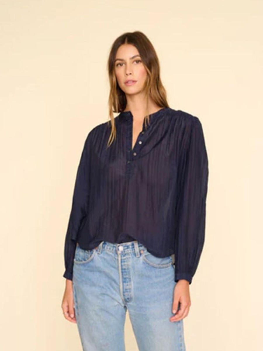 XIRENA Hattie Top In Navy