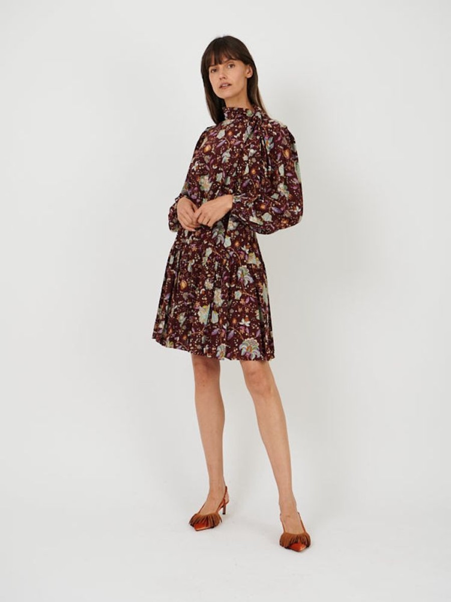 ULLA JOHNSON Lula Dress In Heliotrope