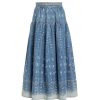 ULLA JOHNSON The Astrid Skirt In Etched Arashi Wash