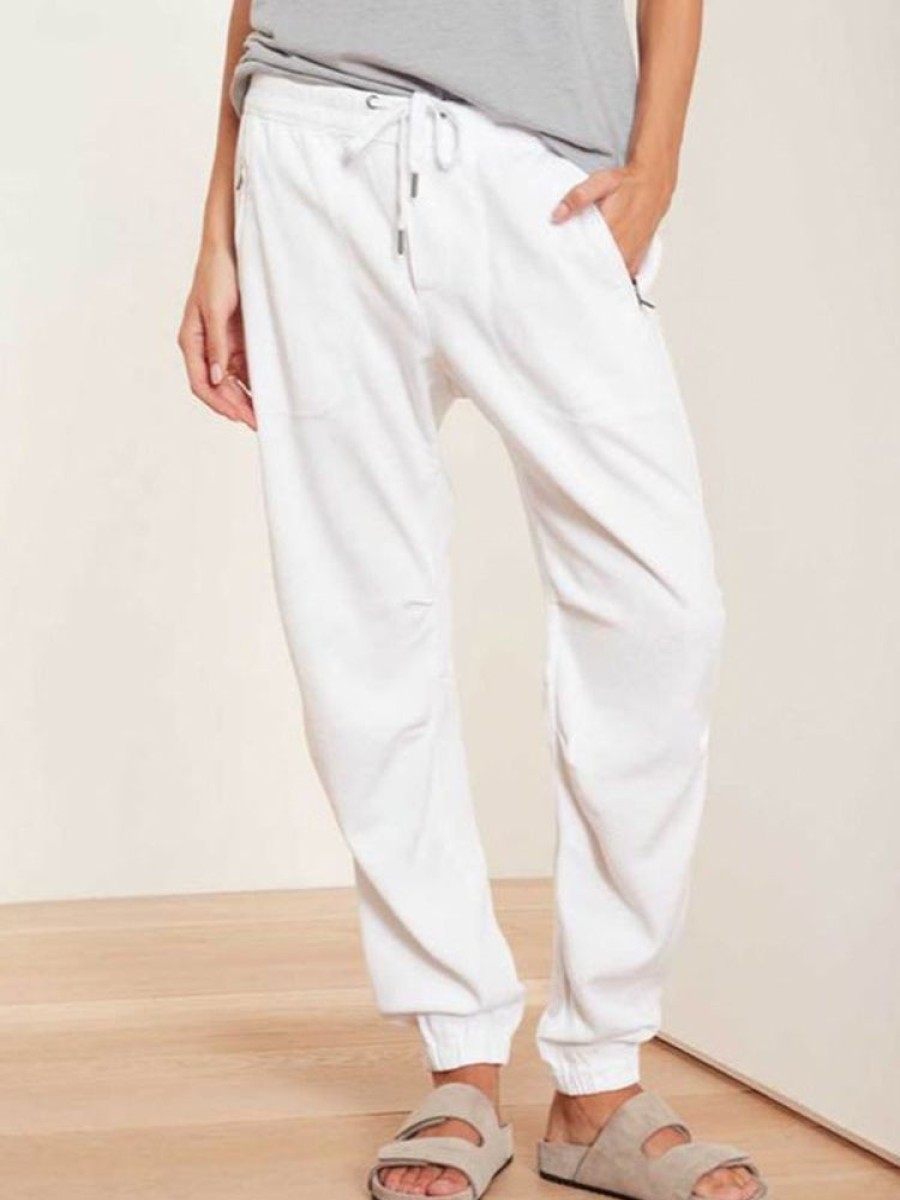 JAMES PERSE Soft Drape Utility Pant In White