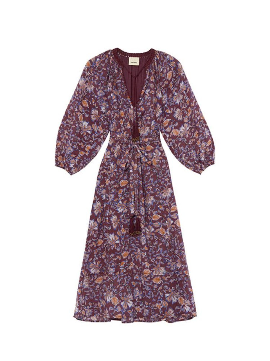 ILIO NEMA Penia Dress In Brown Batik