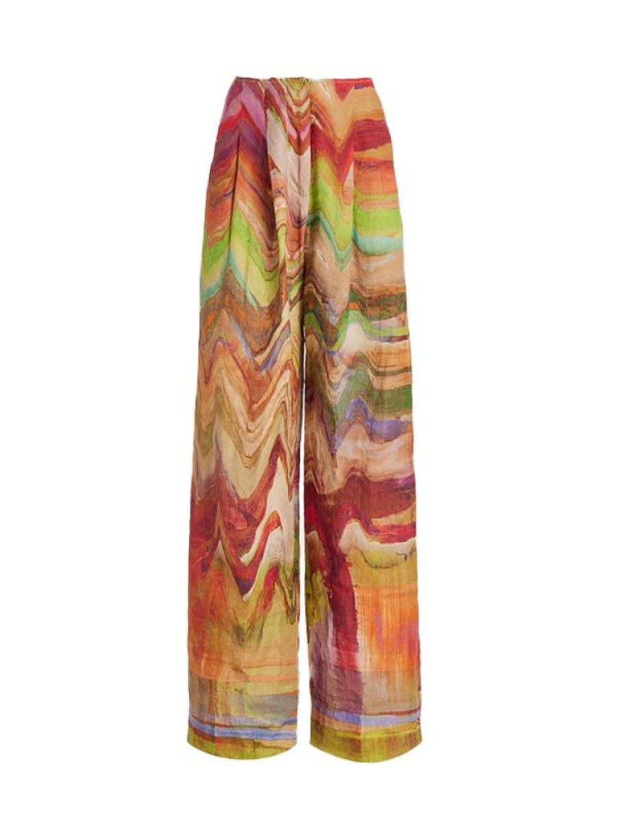 ULLA JOHNSON Lennox Pant In Canyon Sunset