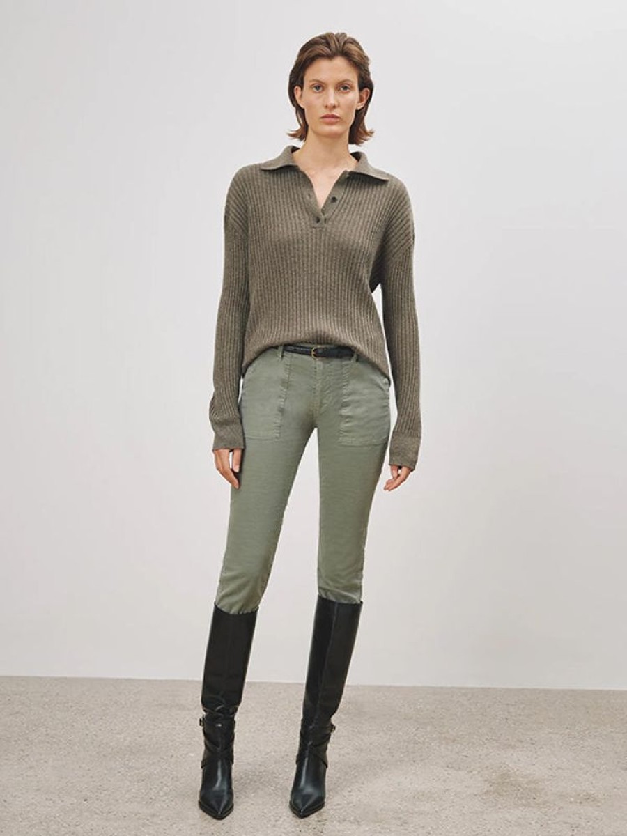 NILI LOTAN Jenna Pant In Admiral Green