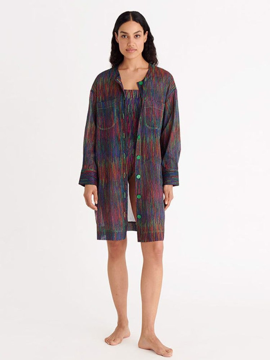 ERES Fusion Tunic Robe In Imprime Cameleon