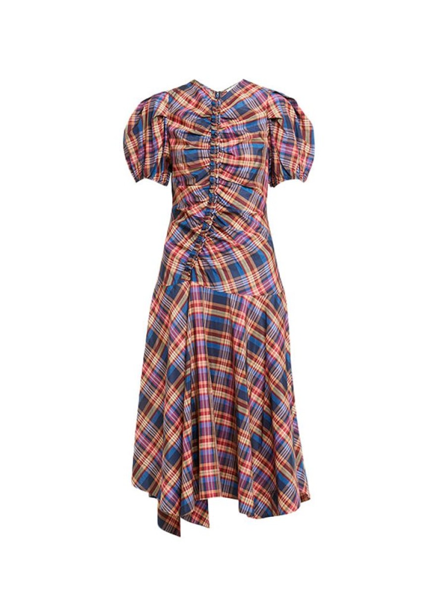 ULLA JOHNSON Heleen Dress In Lapis