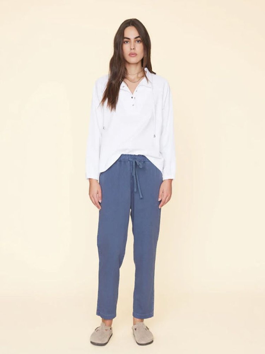 XIRENA Rex Pant In Washed Bleu