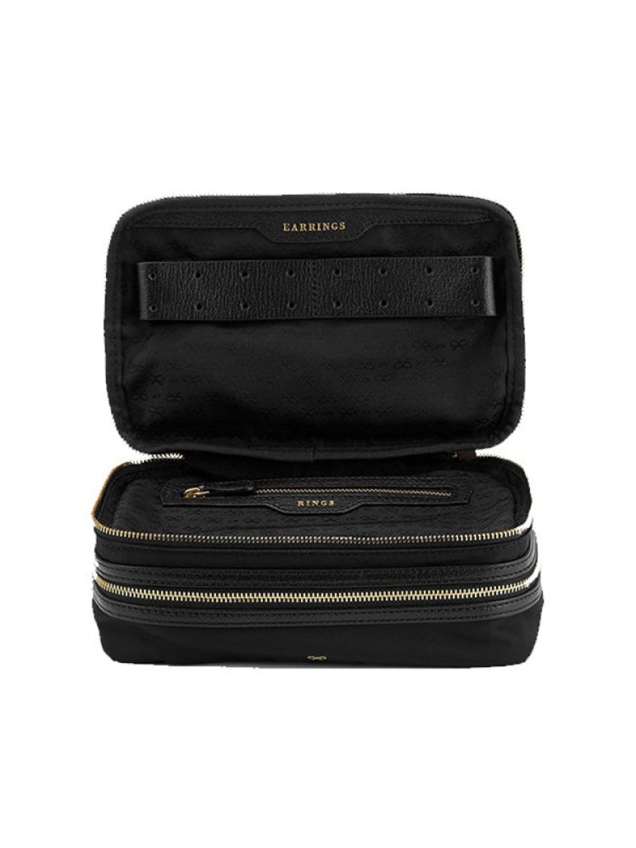 ANYA HINDMARCH Jewellery Pouch In Black