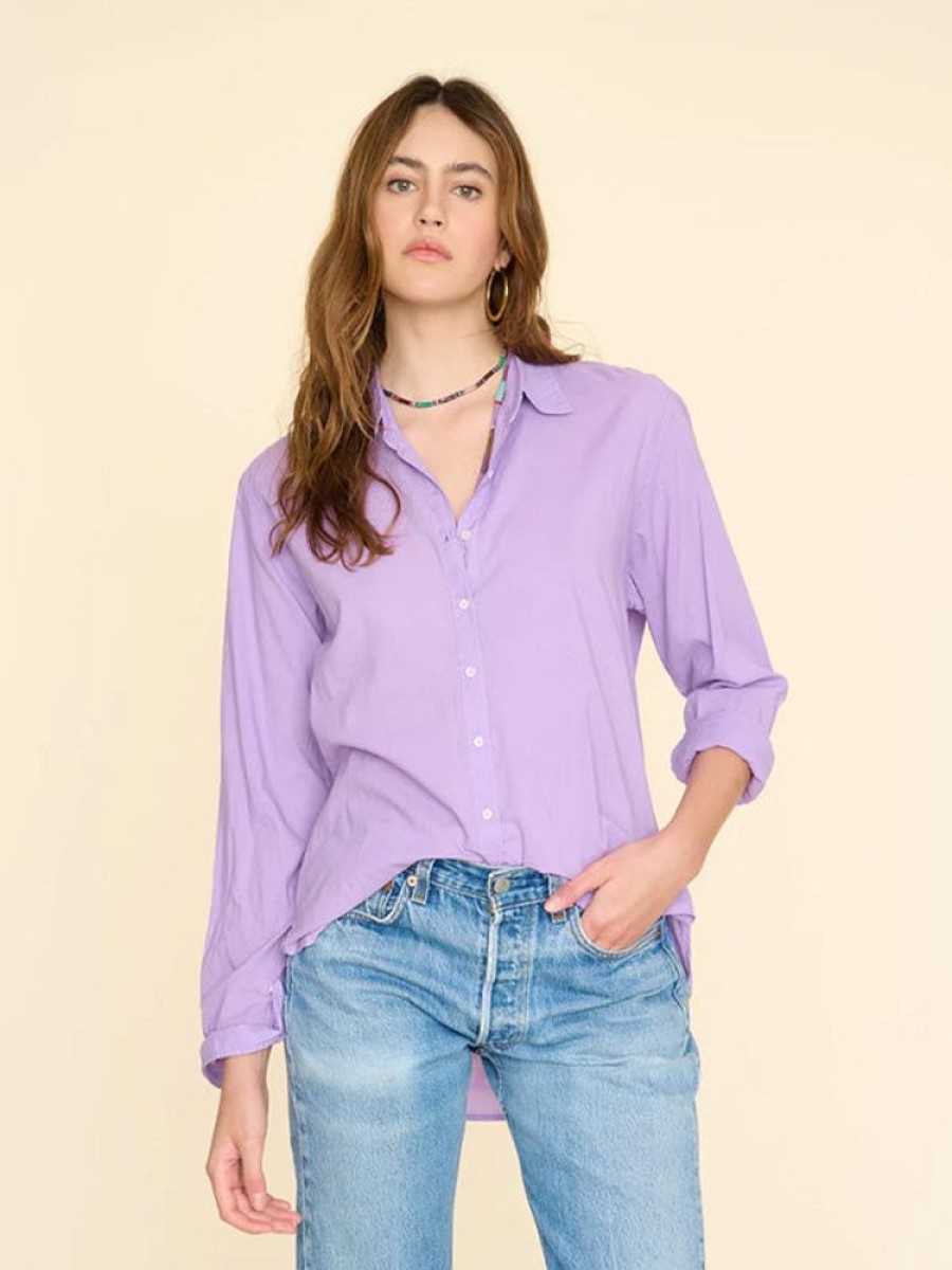 XIRENA Beau Shirt In Light Wisteria