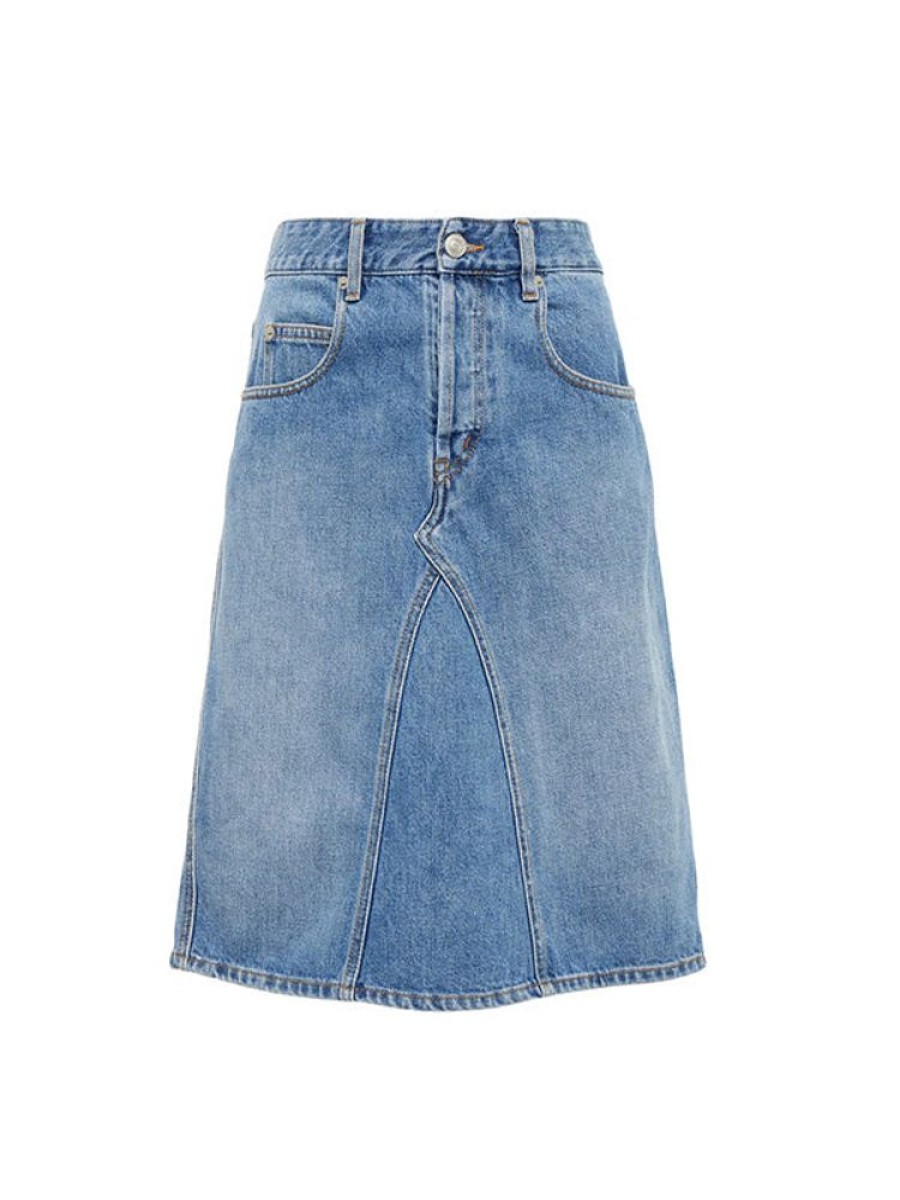 ISABEL MARANT ETOILE Fiali Skirt In Light Blue