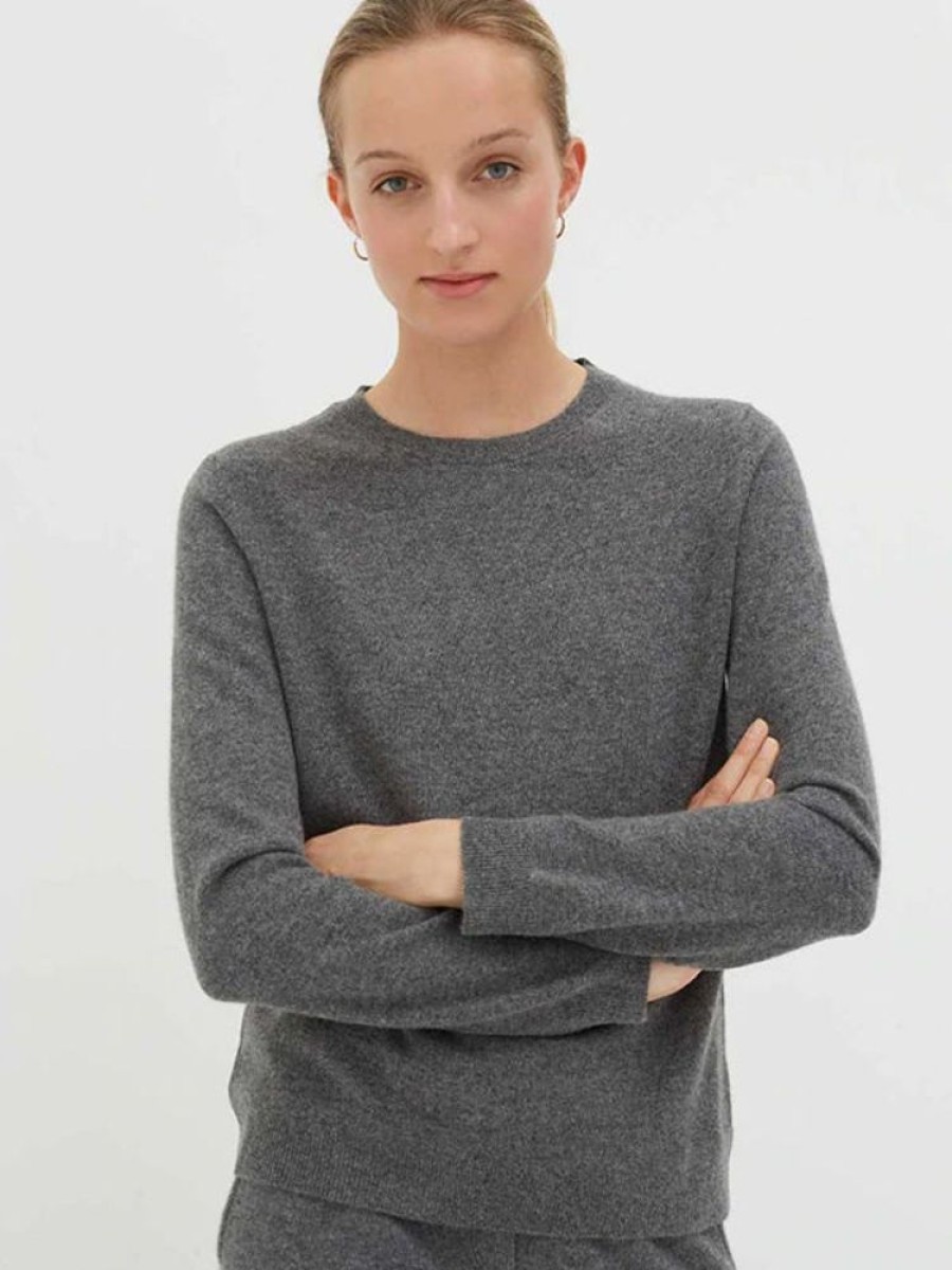 CHINTI AND PARKER The Crew Classic Fit Sweater In Grey