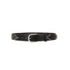 ISABEL MARANT Telly Belt In Black/Silver