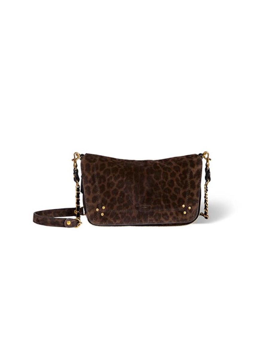 JEROME DREYFUSS Bobi Small In Leopard Kaki