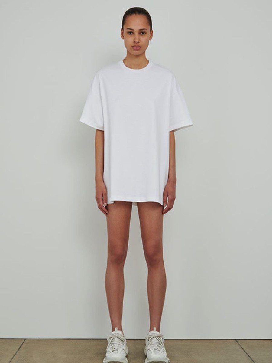 WARDROBE.NYC Hb Oversized Tee In Off White