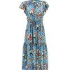 ULLA JOHNSON Scarlett Dress In Azul