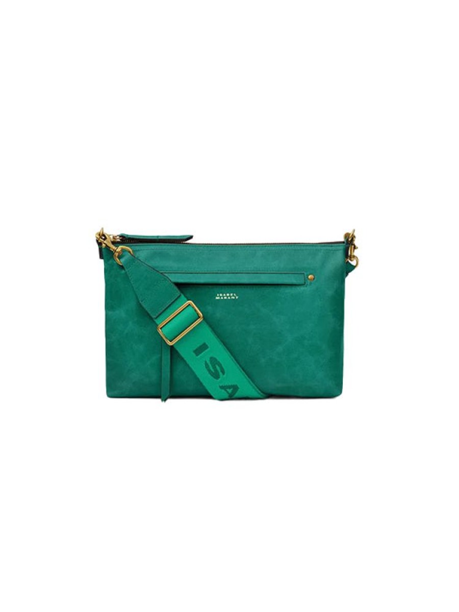 ISABEL MARANT Nessah Shoulder Strap In Green