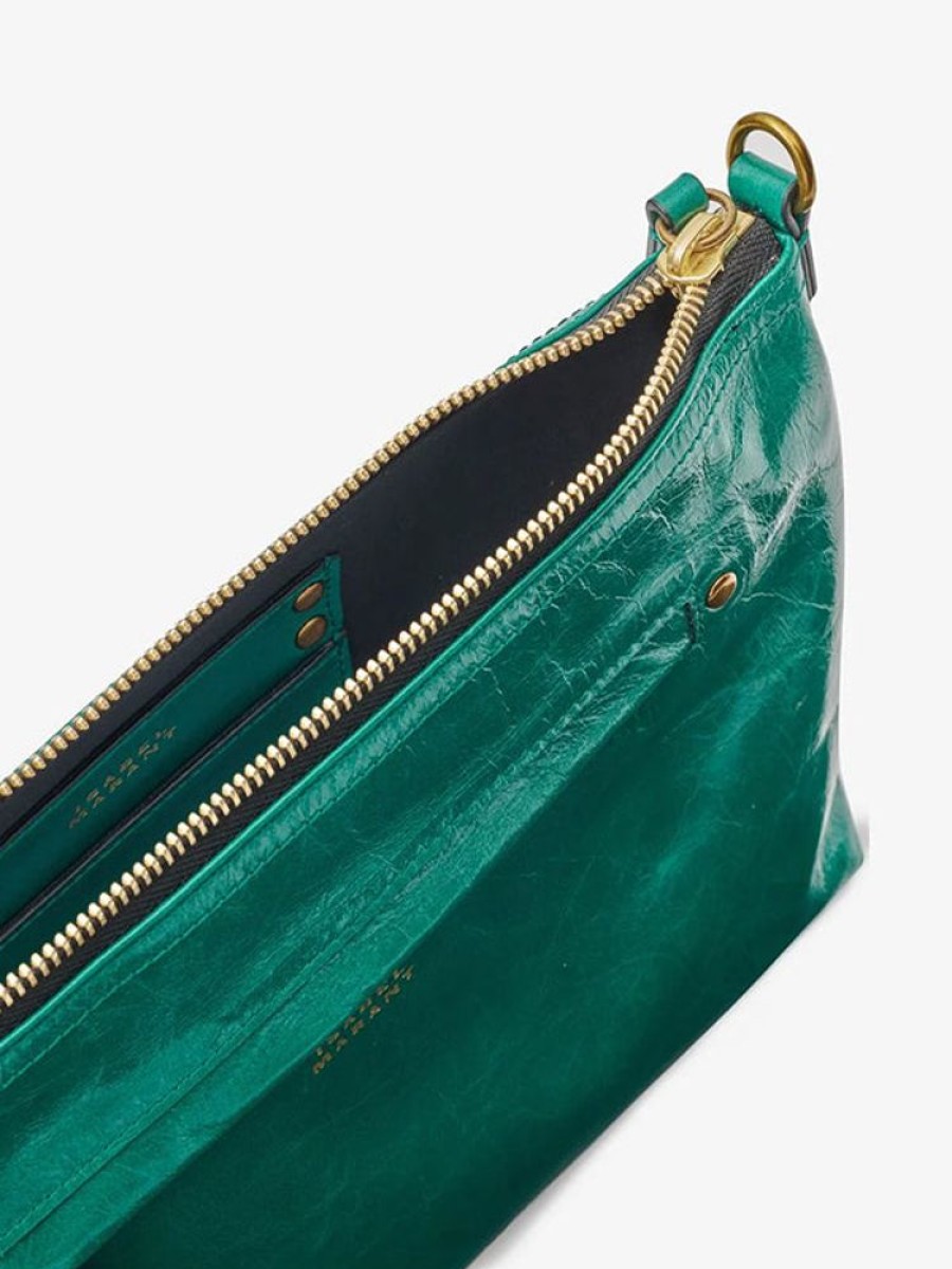 ISABEL MARANT Nessah Shoulder Strap In Green