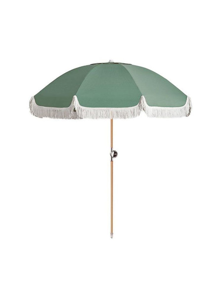 BASIL BANGS Beach Umbrella Sage