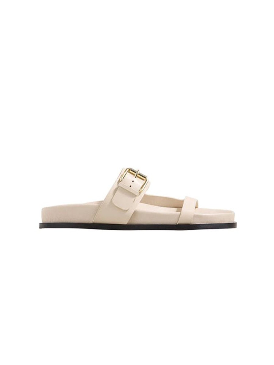 A.EMERY The Prince Sandal In Eggshell