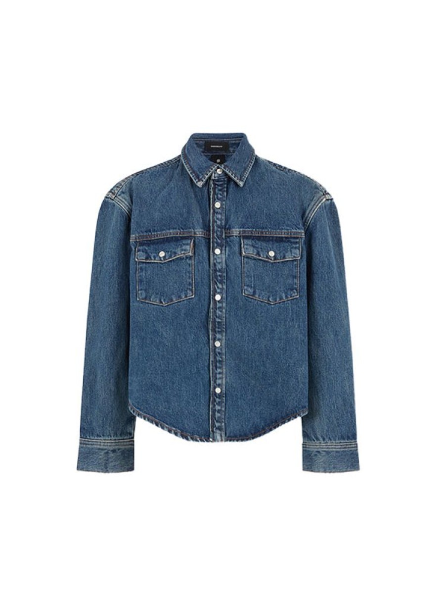 WARDROBE.NYC Denim Jacket In Indigo