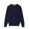 JAC+ JACK Pare Sweater In Darkest Navy