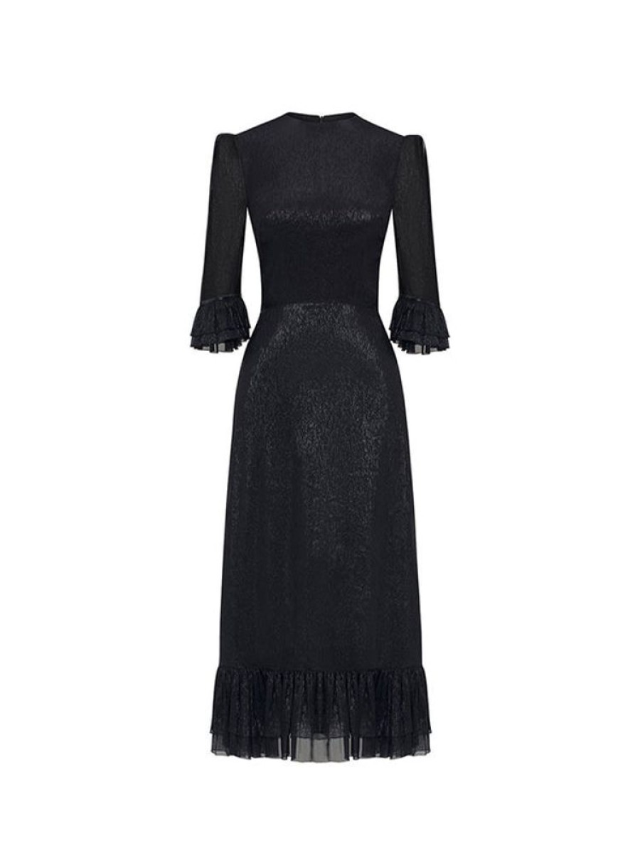 THE VAMPIRES WIFE The Falconetti Dress In Black