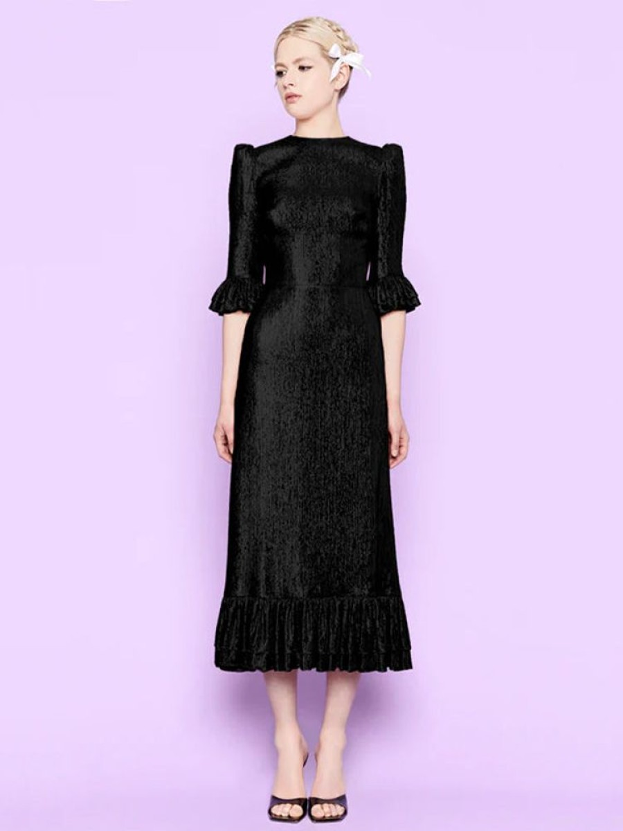 THE VAMPIRES WIFE The Falconetti Dress In Black