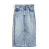 ISABEL MARANT Tilauria Skirt In Light Blue