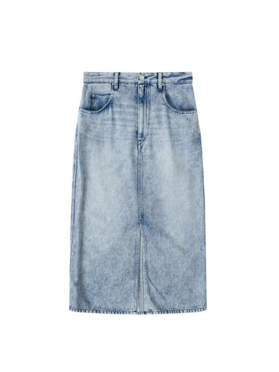 ISABEL MARANT Tilauria Skirt In Light Blue