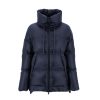 HERNO Down Jacket Midi In Navy