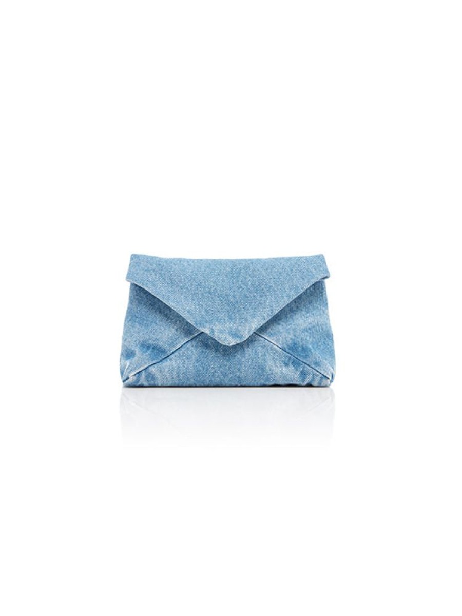 DRIES VAN NOTEN Denim Envelope Bag