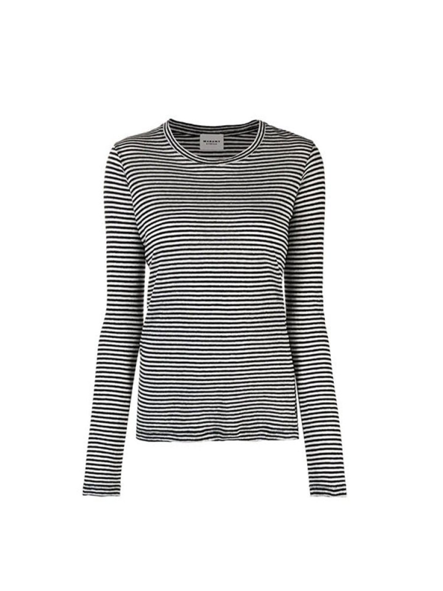 ISABEL MARANT ETOILE Kaaron Tee Shirt In Ecru