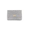 ANYA HINDMARCH Valorie Clutch In Anthracite Glitter