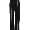 VICTORIA BECKHAM Straight Leg Deconstructed Trouser In Black