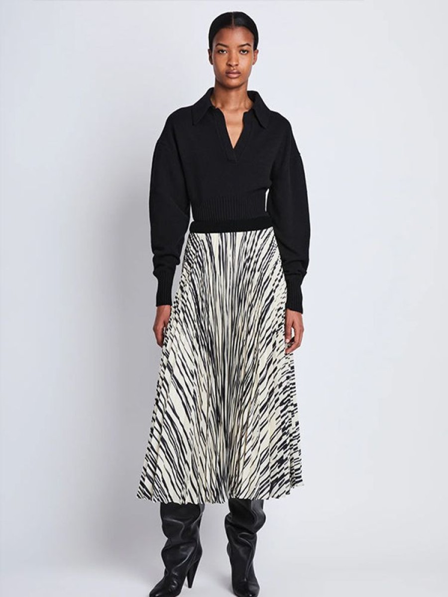 PROENZA SCHOULER Korine Skirt In Ecru Multi