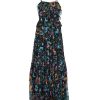 ULLA JOHNSON Colette Gown In Black Iris