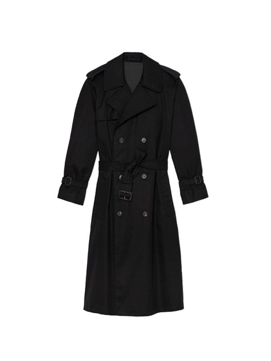 WARDROBE.NYC Trench Coat In Black