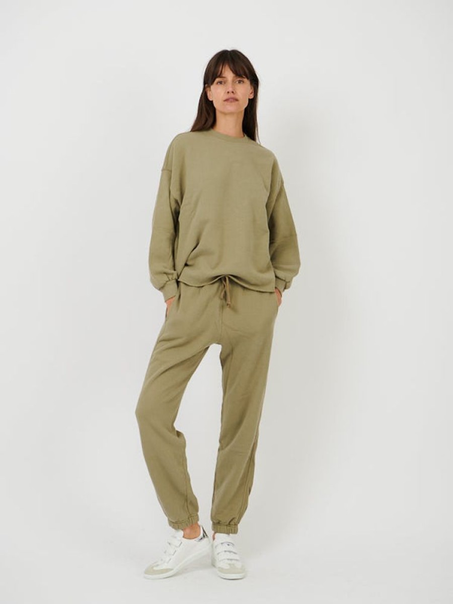 XIRENA Devi Sweatpant In Green Agate