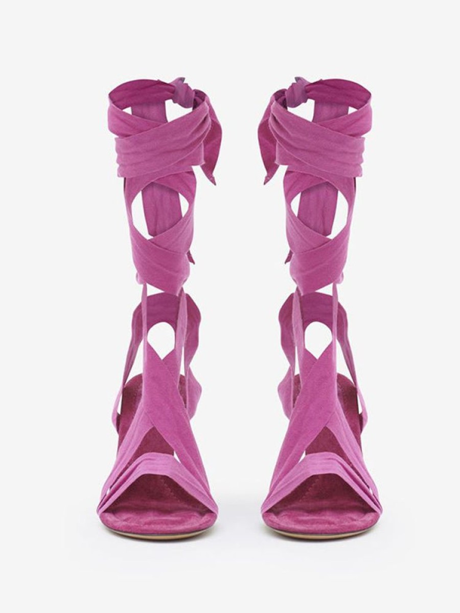 ISABEL MARANT Arieli Sandals In Fuchsia