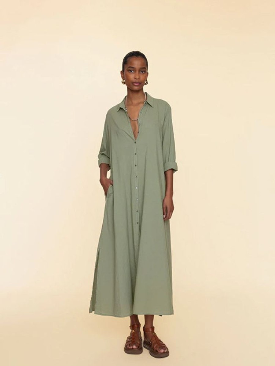 XIRENA Boden Dress In Mossy