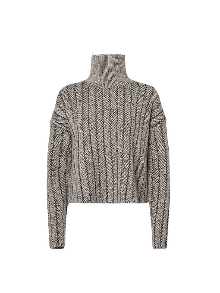 ALTUZARRA Terence Sweater In Natural/Black