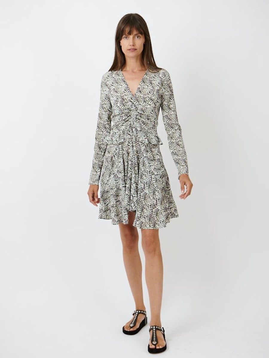 ISABEL MARANT Usmara Dress In Ecru