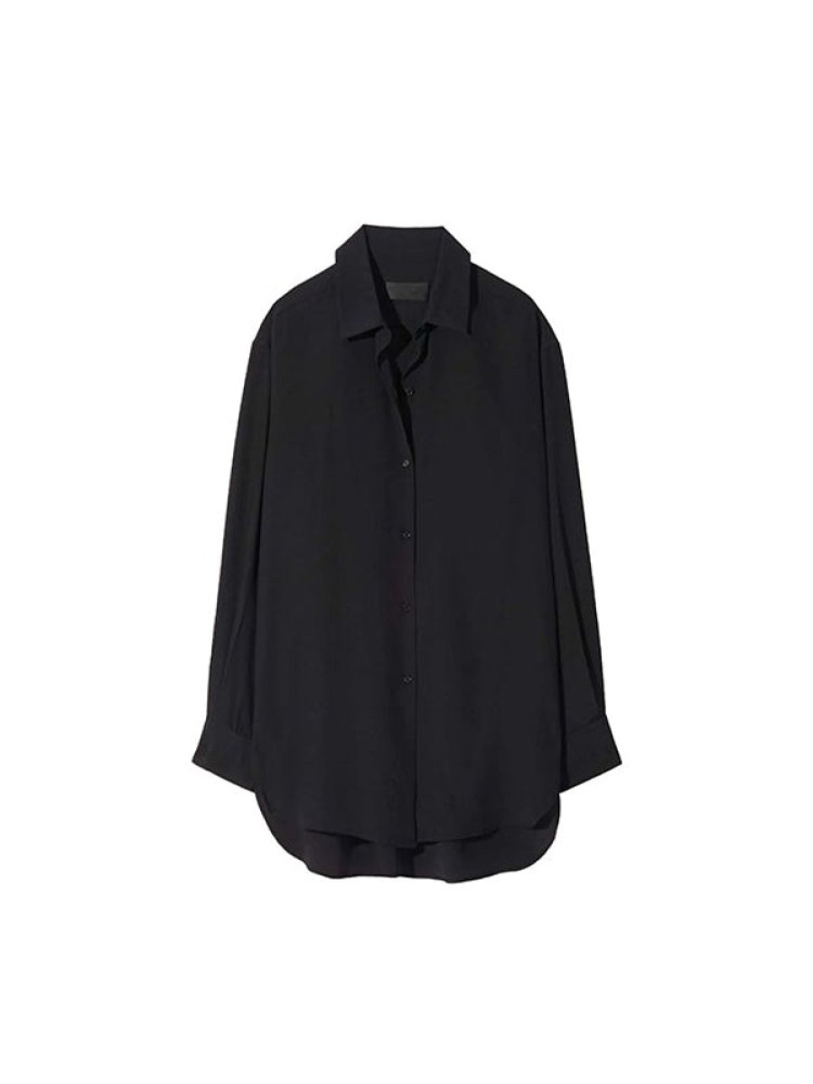 NILI LOTAN Julien Shirt In Midnight