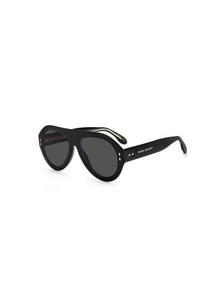 ISABEL MARANT Darly Sunglasses In Black/Gold