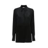 VICTORIA BECKHAM Contrast Bib Shirt In Black