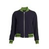 DRIES VAN NOTEN Valory Tape Jacket In Navy