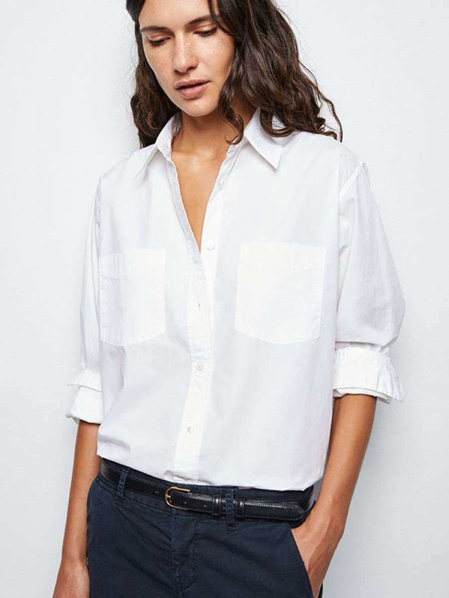 NILI LOTAN Kelsey Shirt In White