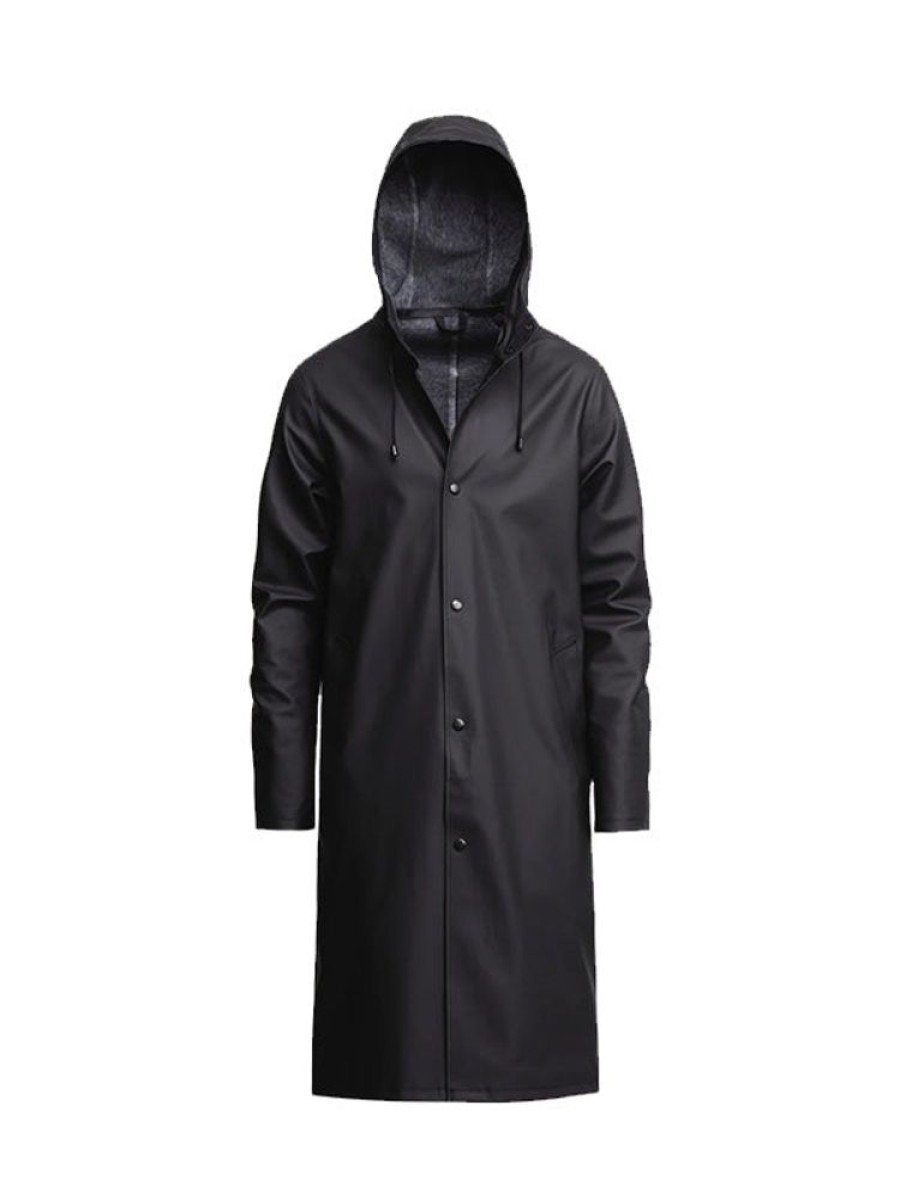 STUTTERHEIM Long Black Stockholm Raincoat