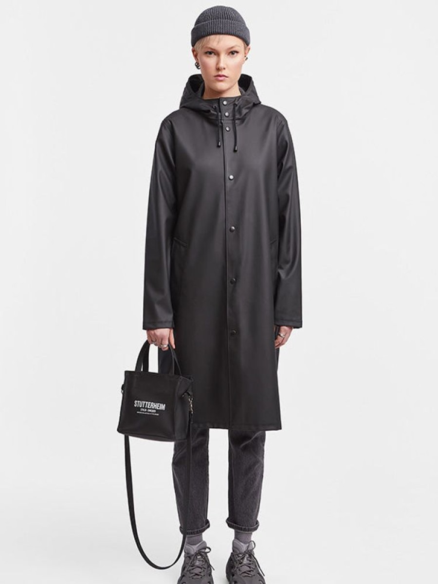 STUTTERHEIM Long Black Stockholm Raincoat