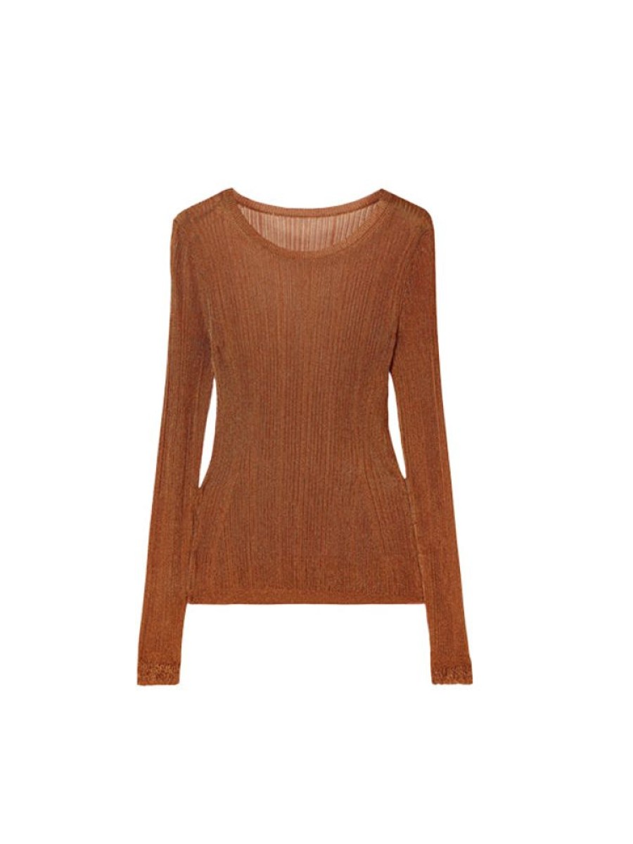 ULLA JOHNSON Diana Pullover In Bronze