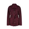 DRIES VAN NOTEN Vados Jacket In Burgundy